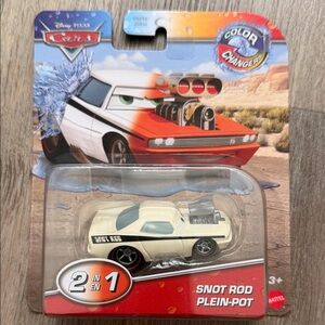 Disney Cars Color Changer Snot Rod - White and Orange